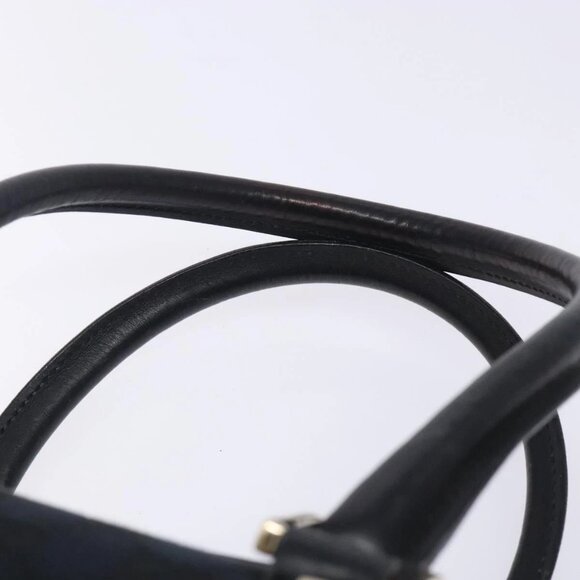 GUCCI GG Canvas Shoulder Bag Black Gold 000 0851 3754 Auth 132140 - Picture 9 of 15